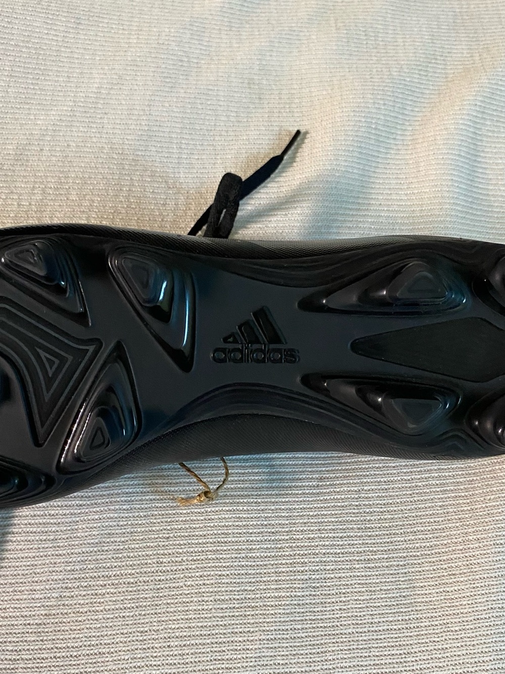 adidas Black Soccer Cleats with Textured Studs